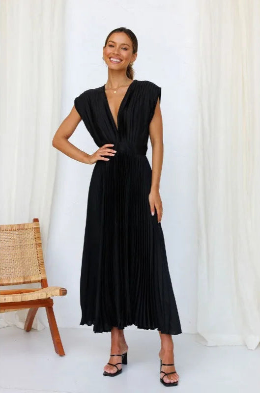 Vestido Longo Corset Drapeado para Festas
