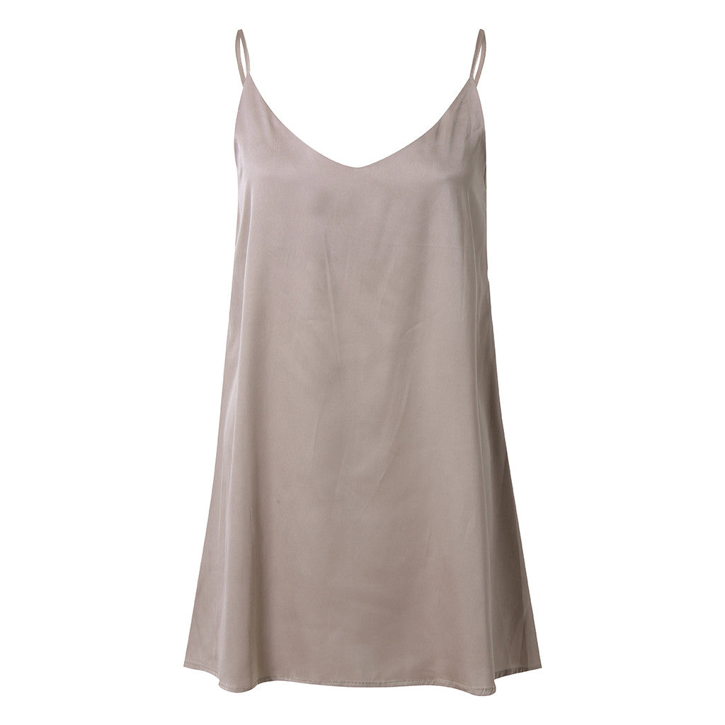 Vestido Curto Liso Casual