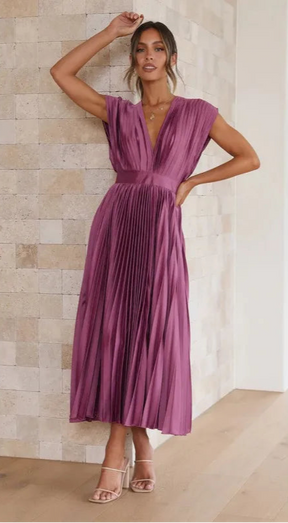 Vestido Longo Corset Drapeado para Festas