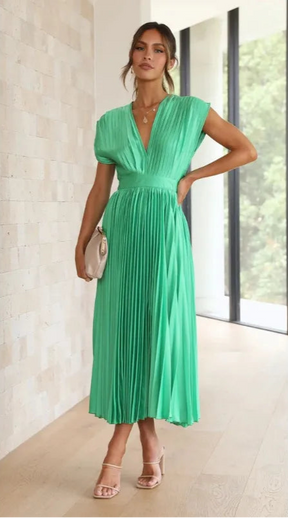 Vestido Longo Corset Drapeado para Festas