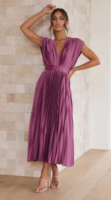 Vestido Longo Corset Drapeado para Festas