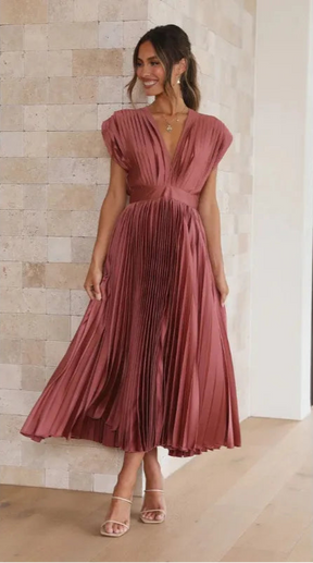 Vestido Longo Corset Drapeado para Festas