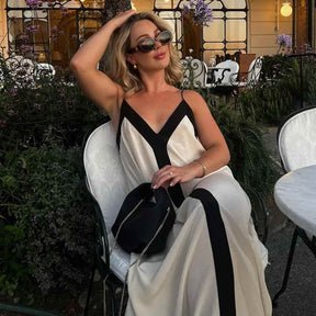 Vestido Longo Assimétrico