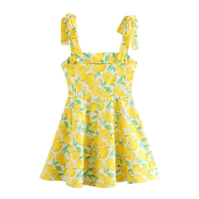 Vestido Curto Amarelo